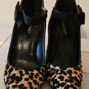 Animal Print High-Heeled Pumps